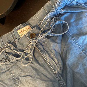 MERONA CHAMBRAY SHORTS. SIZE L